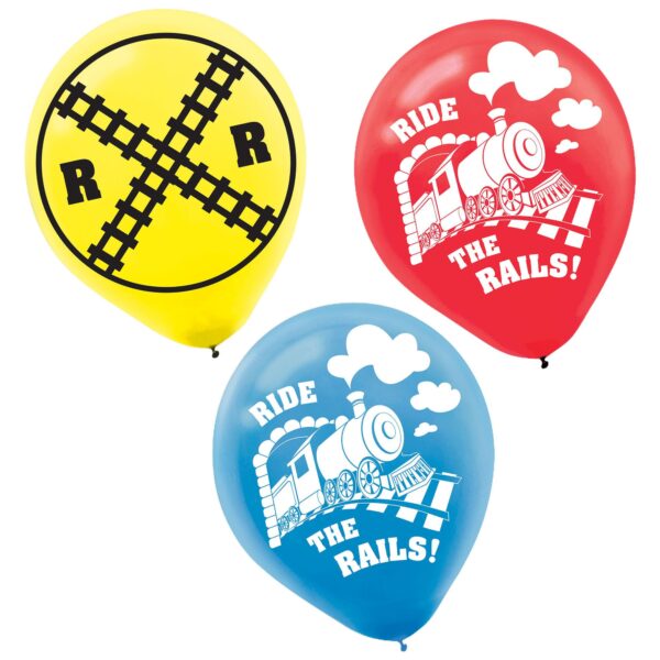 Thomas All Aboard Printed Latex Balloons