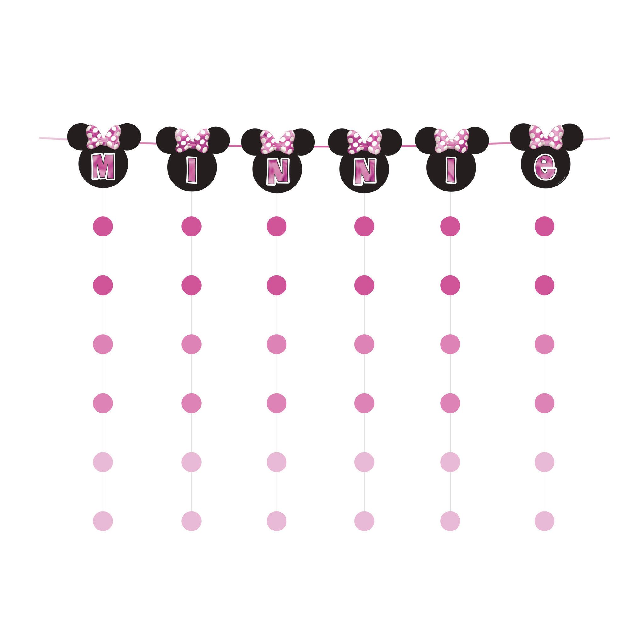 Minnie Mouse Forever Banner String Decoration Kit - Party Makers